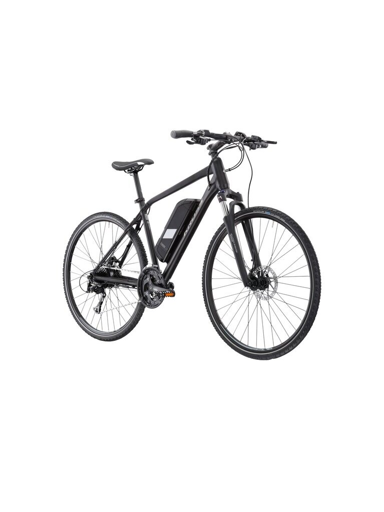 KROSS Evado Hybrid 1.0 bla-gry m Elektrinis Hibridinis Dviratis (28") 1