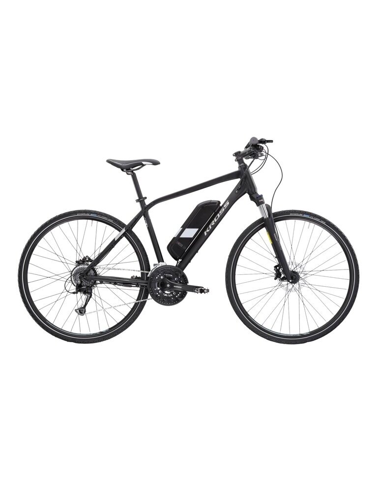 KROSS Evado Hybrid 1.0 bla-gry m Elektrinis Hibridinis Dviratis (28") KROSS Evado Hybrid 1.0 bla-gry m Elektrinis Hibridinis Dviratis (28")