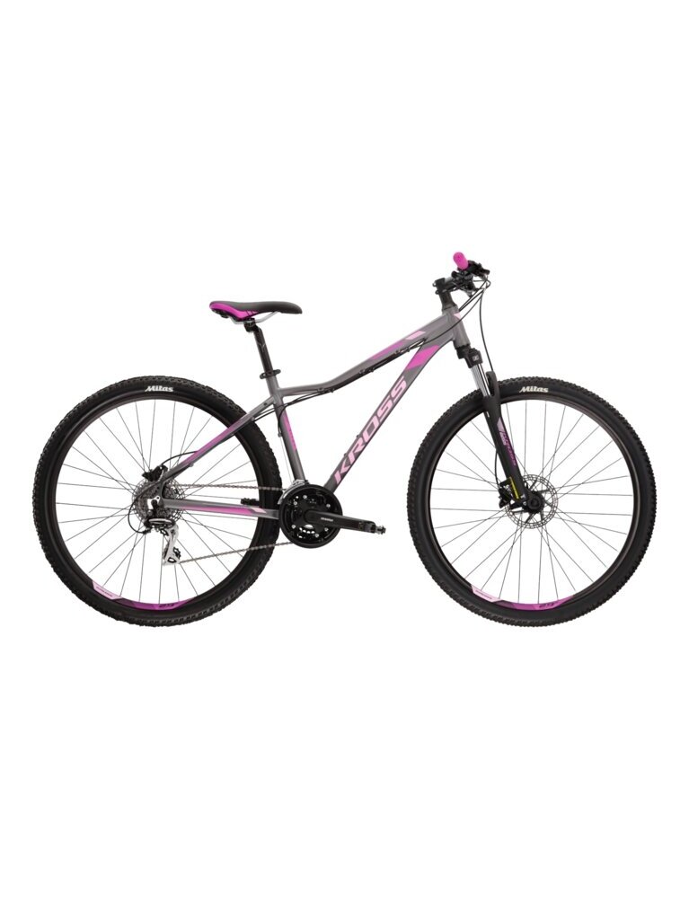 KROSS Lea 5.0 SR pew-pin-pur g moteriškas kalnų (MTB) dviratis (27.5")
