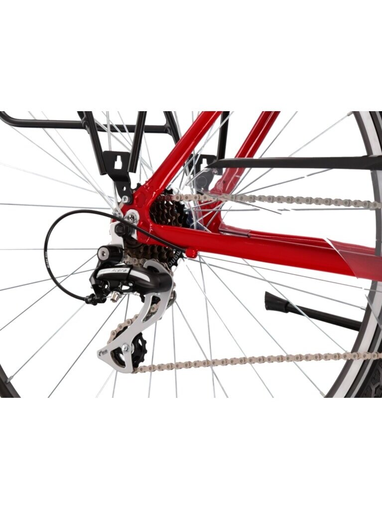 KROSS Trans 3.0 / Red-Black Gloss / miesto dviratis (28") 4 KROSS Trans 3.0 / Red-Black Gloss / miesto dviratis (28") 4