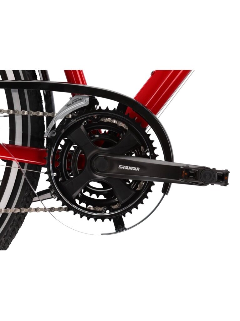 KROSS Trans 3.0 / Red-Black Gloss / miesto dviratis (28") 6