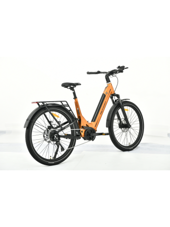 MS ENERGY Mokosha Orange – premium miesto elektrinis dviratis