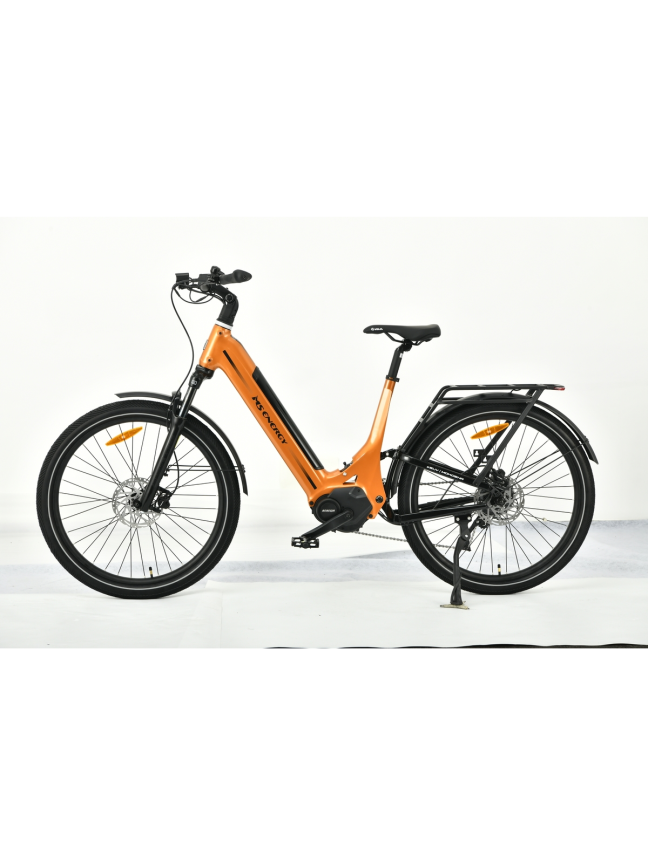 MS ENERGY Mokosha Orange – premium miesto elektrinis dviratis