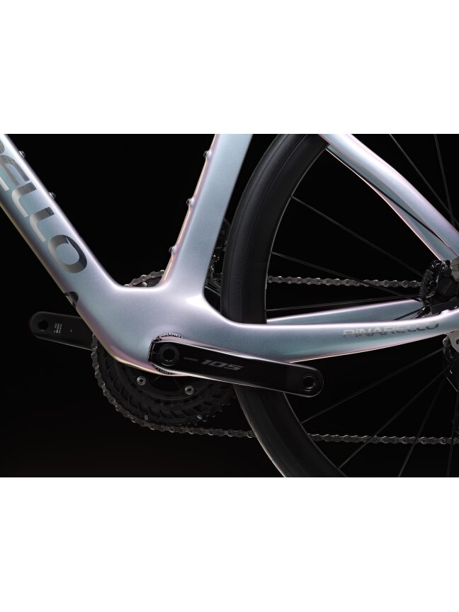 Pinarello F3 Disc MY26 / SHIMANO 105 Di2 2x12 FM20 / DT SWISS A1800 30DB / Interstellar Grey Shiny F3 / plento dviratis (28") 9