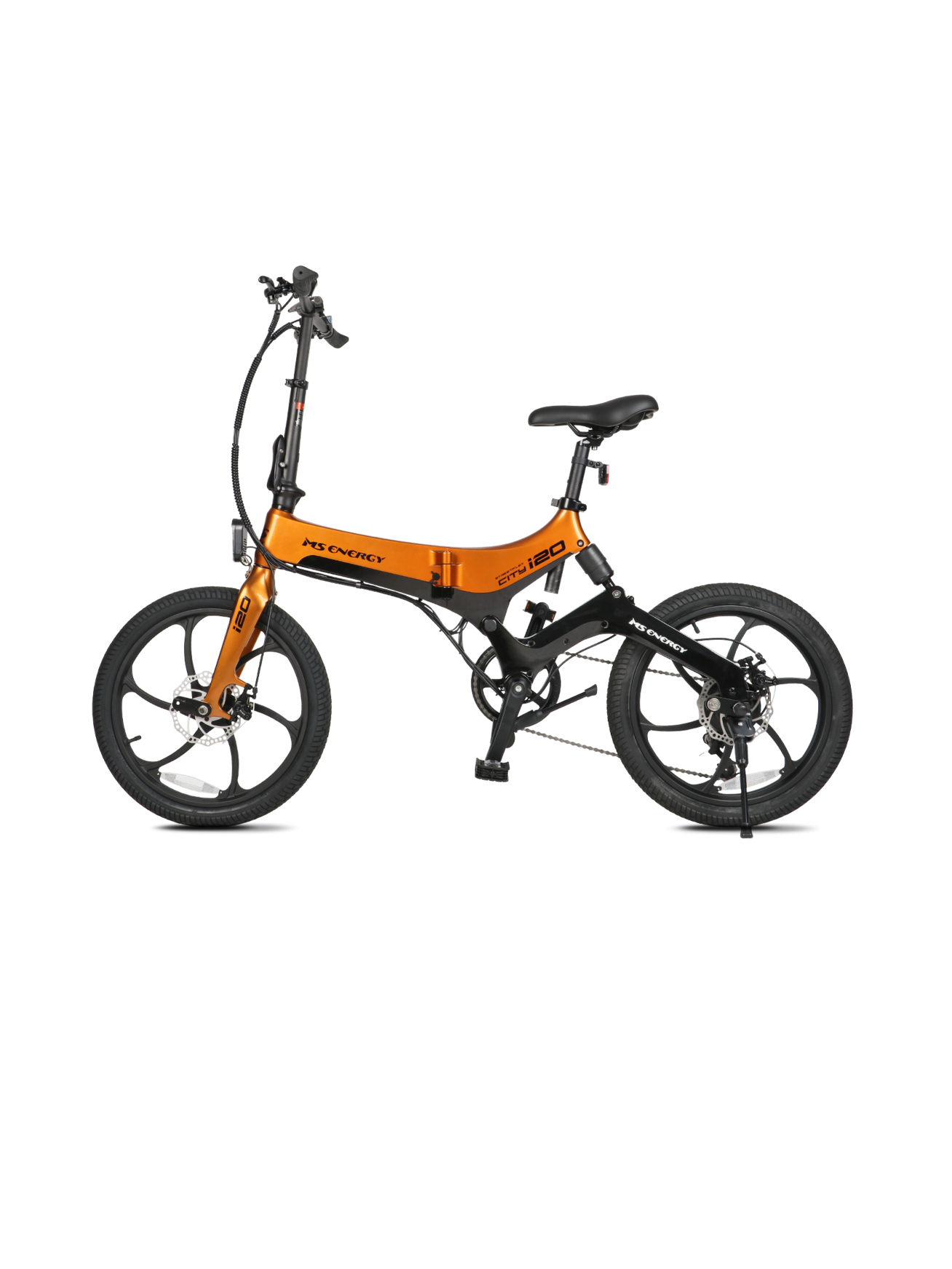 Sulankstomas elektrinis miesto dviratis MS ENERGY eBike i20 Orange Black 1 Sulankstomas elektrinis miesto dviratis MS ENERGY eBike i20 Orange Black 1