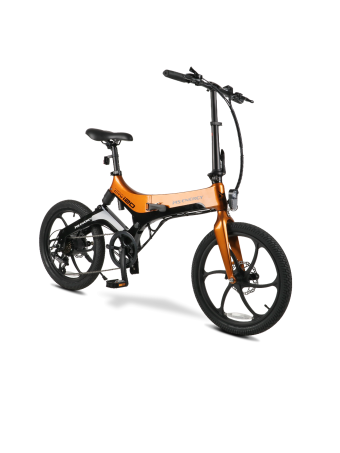 Sulankstomas elektrinis miesto dviratis MS ENERGY eBike i20 Orange Black